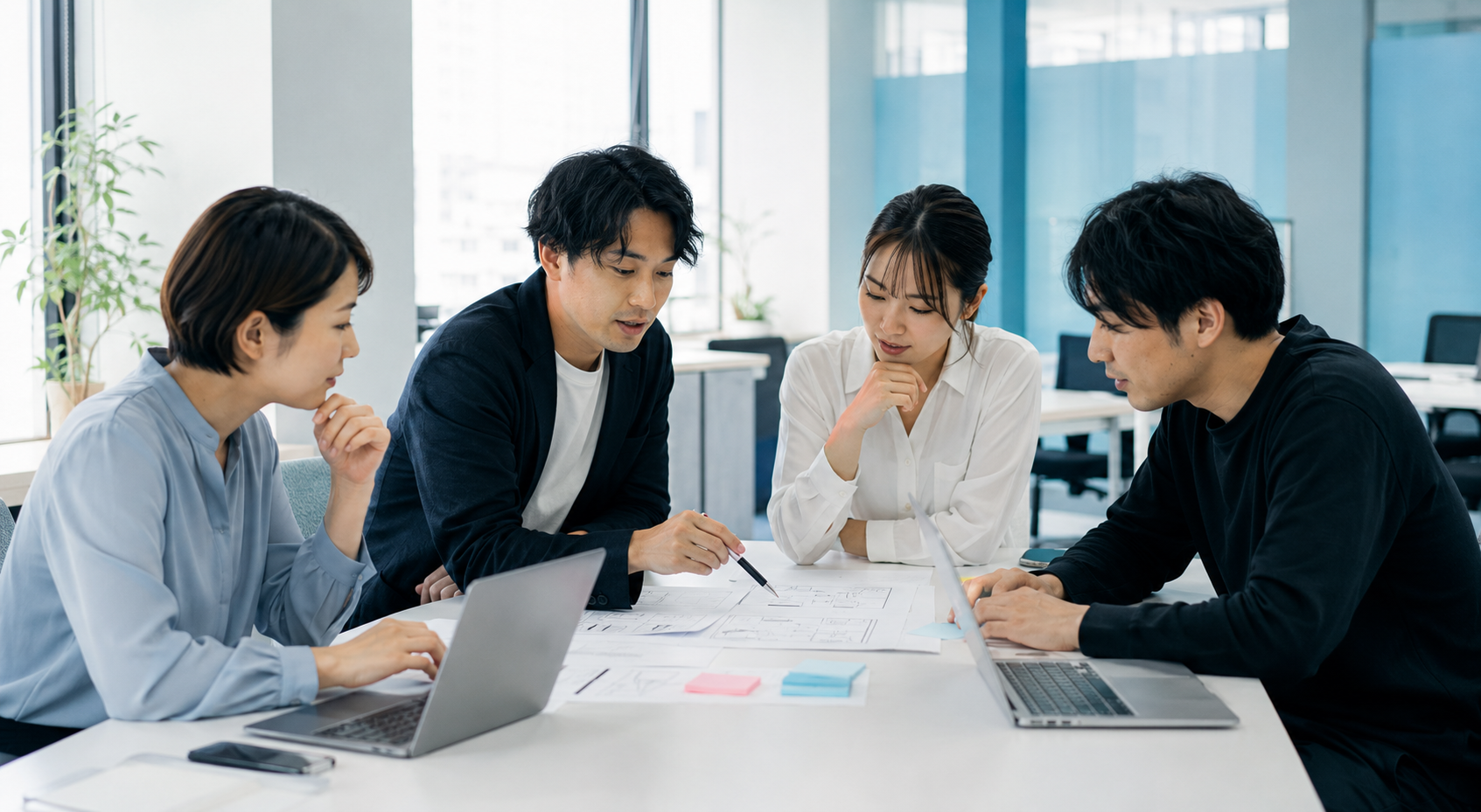 プロジェクトを進める開発チーム